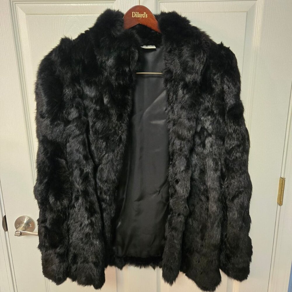 Vintage 1980's Fur Rabbit Jacket